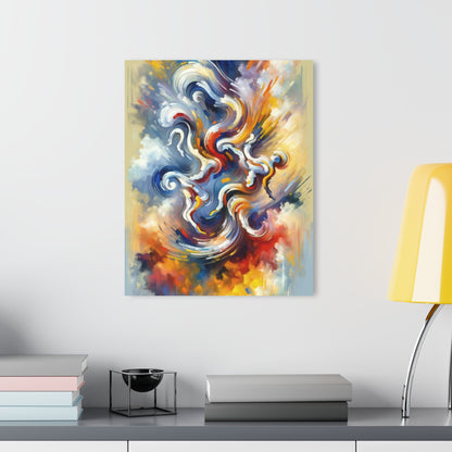 Dancing Disruption Tachism Acrylic Prints (French Cleat Hanging) - ATUH.ART