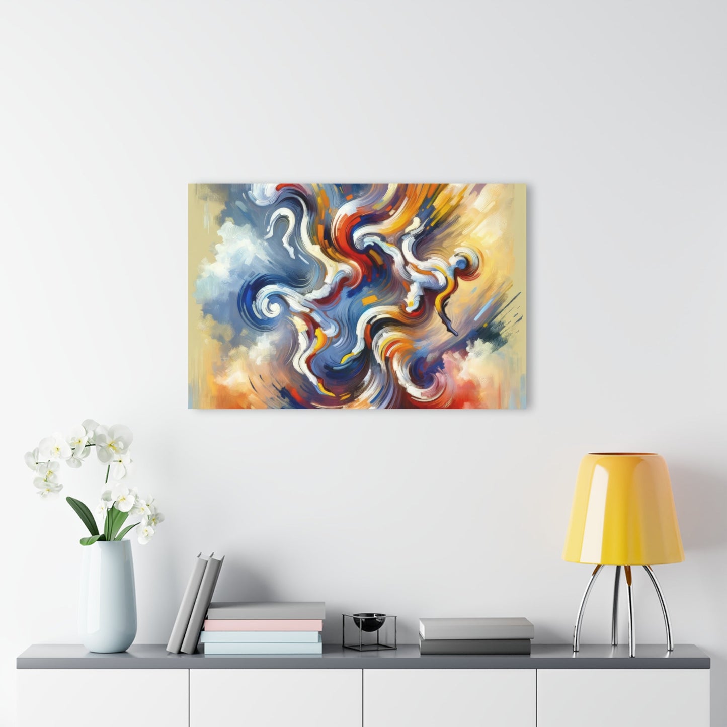 Dancing Disruption Tachism Acrylic Prints (French Cleat Hanging) - ATUH.ART