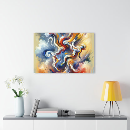 Dancing Disruption Tachism Acrylic Prints (French Cleat Hanging) - ATUH.ART