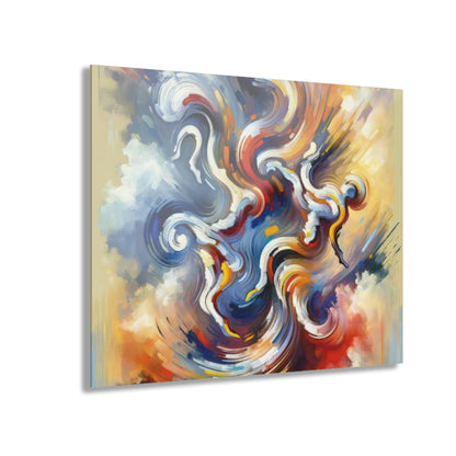 Dancing Disruption Tachism Acrylic Prints (French Cleat Hanging) - ATUH.ART