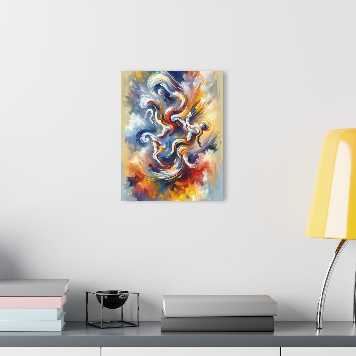 Dancing Disruption Tachism Acrylic Prints (French Cleat Hanging) - ATUH.ART