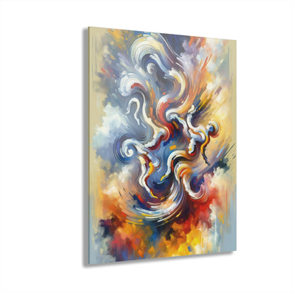 Dancing Disruption Tachism Acrylic Prints (French Cleat Hanging) - ATUH.ART