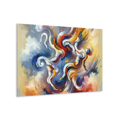 Dancing Disruption Tachism Acrylic Prints (French Cleat Hanging) - ATUH.ART