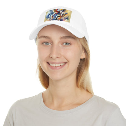 Dancing Disruption Tachism Low Profile Baseball Cap - ATUH.ART