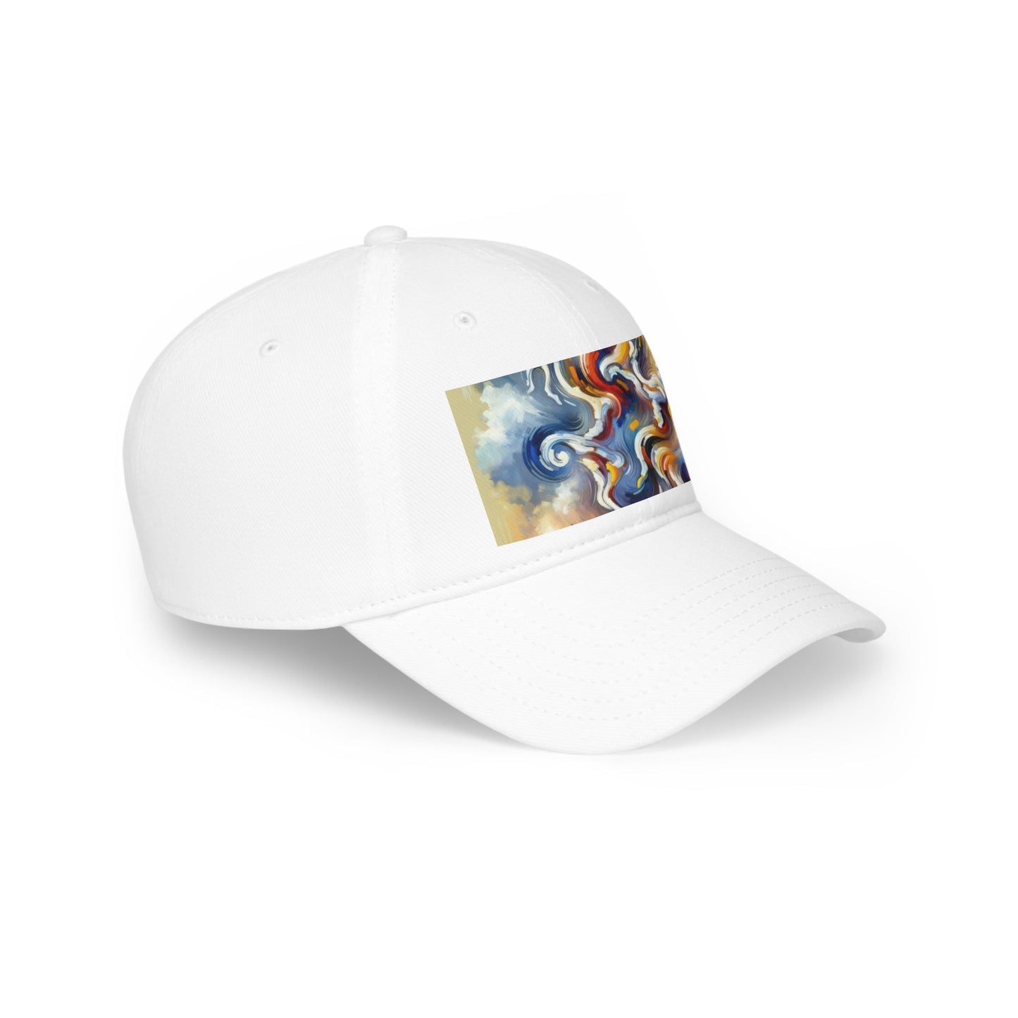 Dancing Disruption Tachism Low Profile Baseball Cap - ATUH.ART