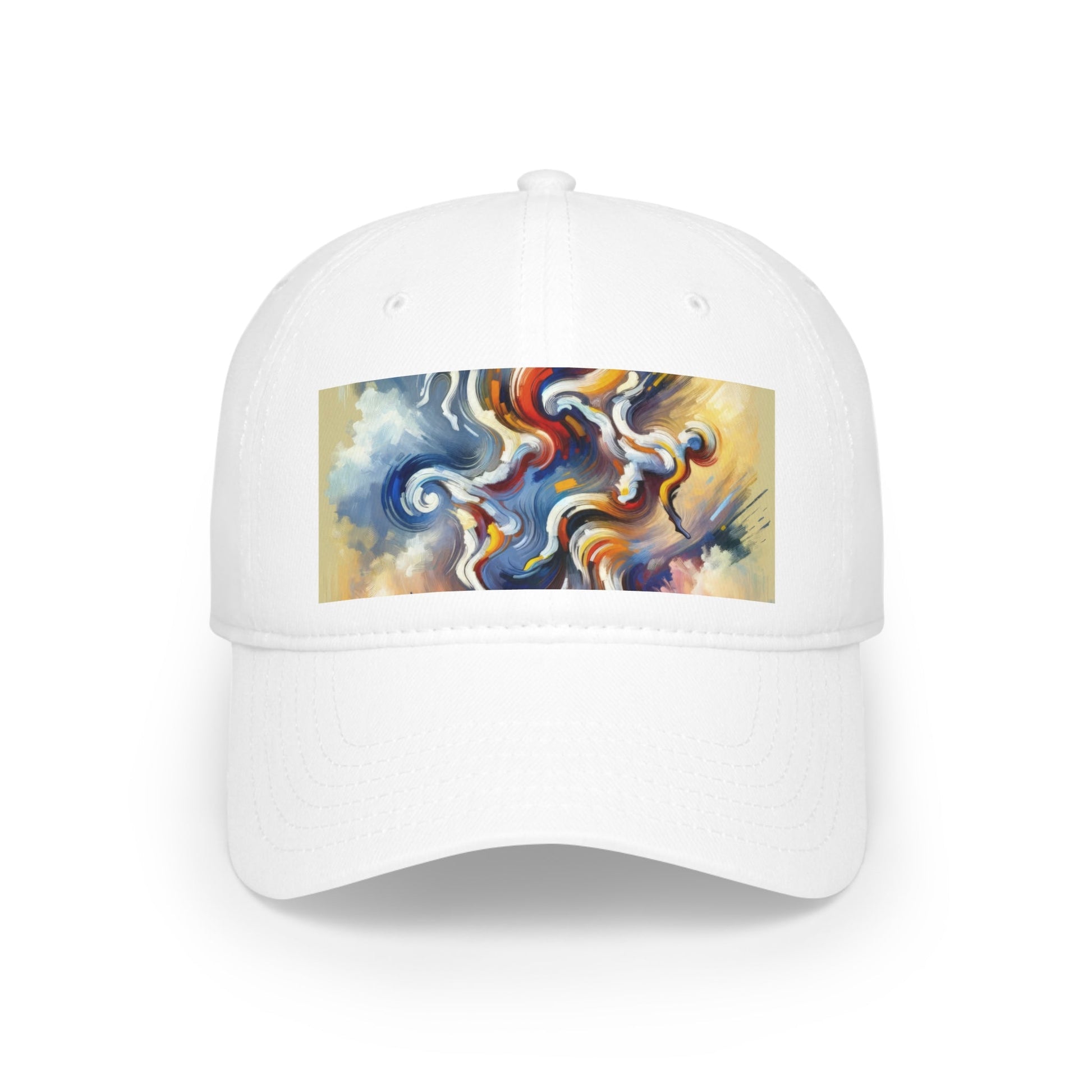 Dancing Disruption Tachism Low Profile Baseball Cap - ATUH.ART