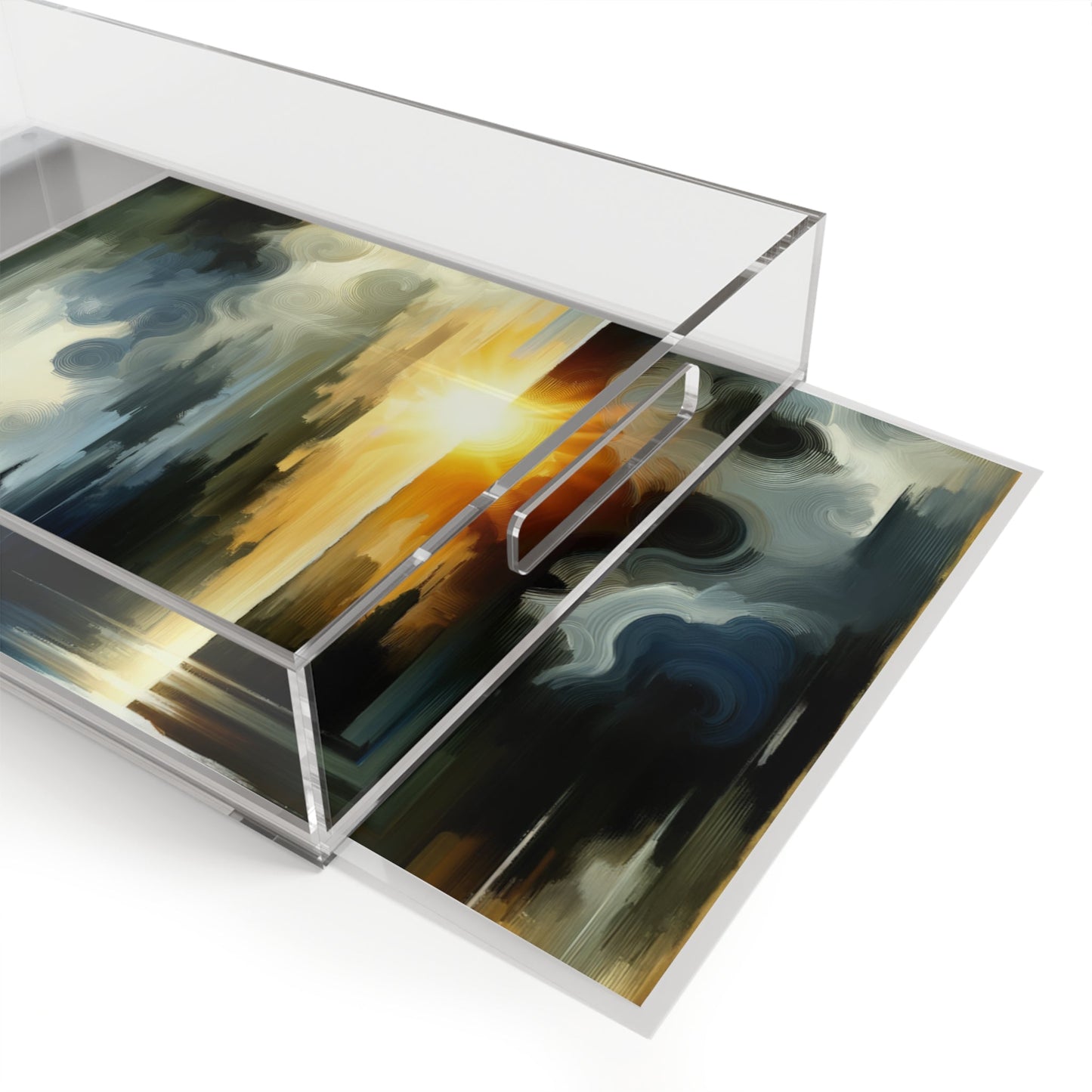 Dawn Dispels Darkness Acrylic Serving Tray - ATUH.ART
