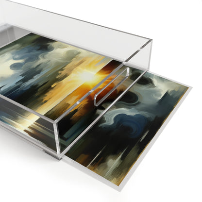 Dawn Dispels Darkness Acrylic Serving Tray - ATUH.ART