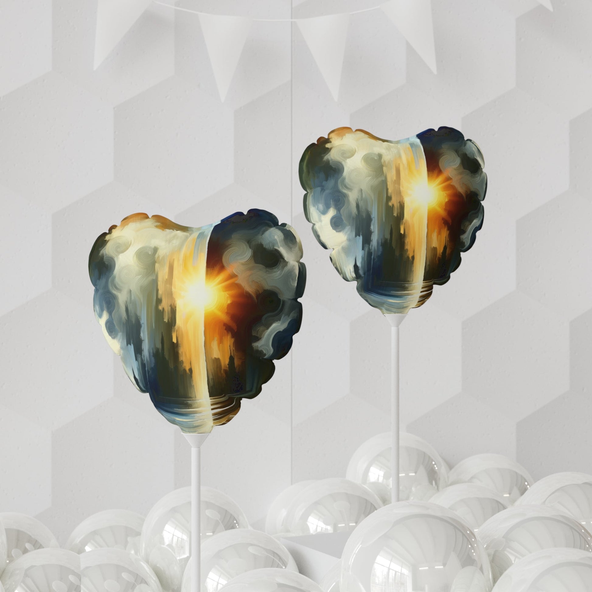 Dawn Dispels Darkness Balloon (Round and Heart-shaped), 11" - ATUH.ART