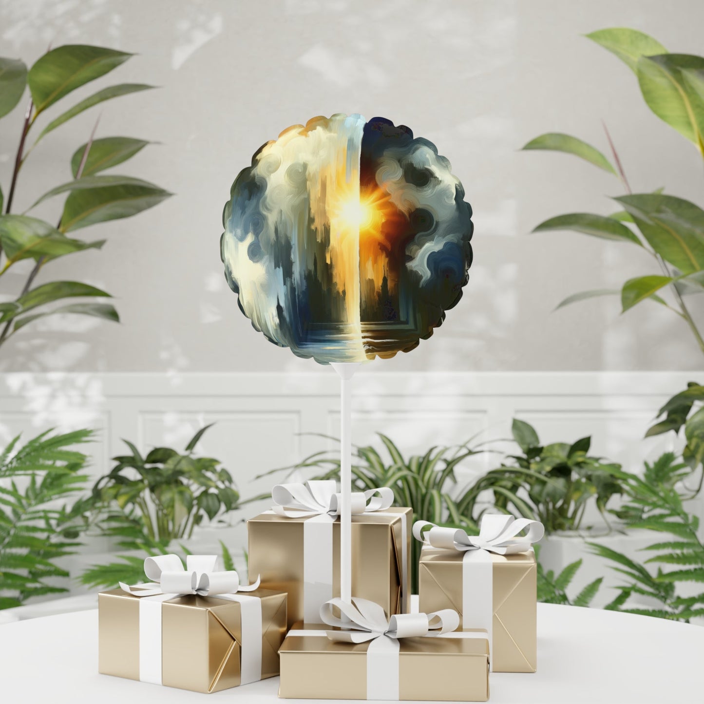 Dawn Dispels Darkness Balloon (Round and Heart-shaped), 11" - ATUH.ART