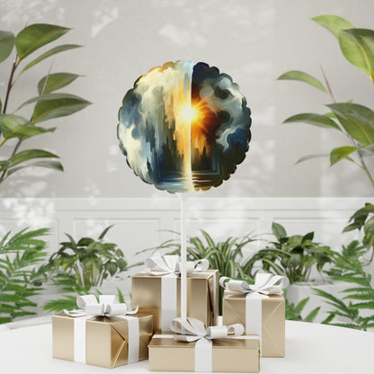 Dawn Dispels Darkness Balloon (Round and Heart-shaped), 11" - ATUH.ART
