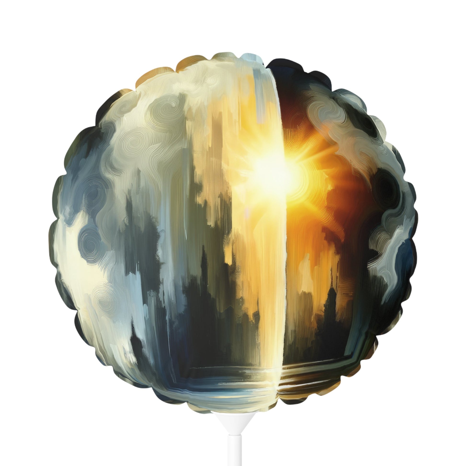 Dawn Dispels Darkness Balloon (Round and Heart-shaped), 11" - ATUH.ART