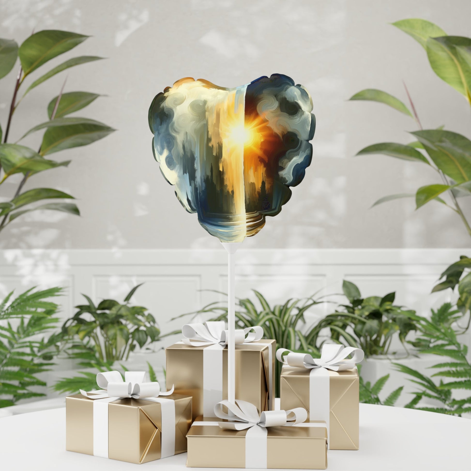 Dawn Dispels Darkness Balloon (Round and Heart-shaped), 11" - ATUH.ART