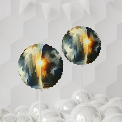 Dawn Dispels Darkness Balloon (Round and Heart-shaped), 11" - ATUH.ART