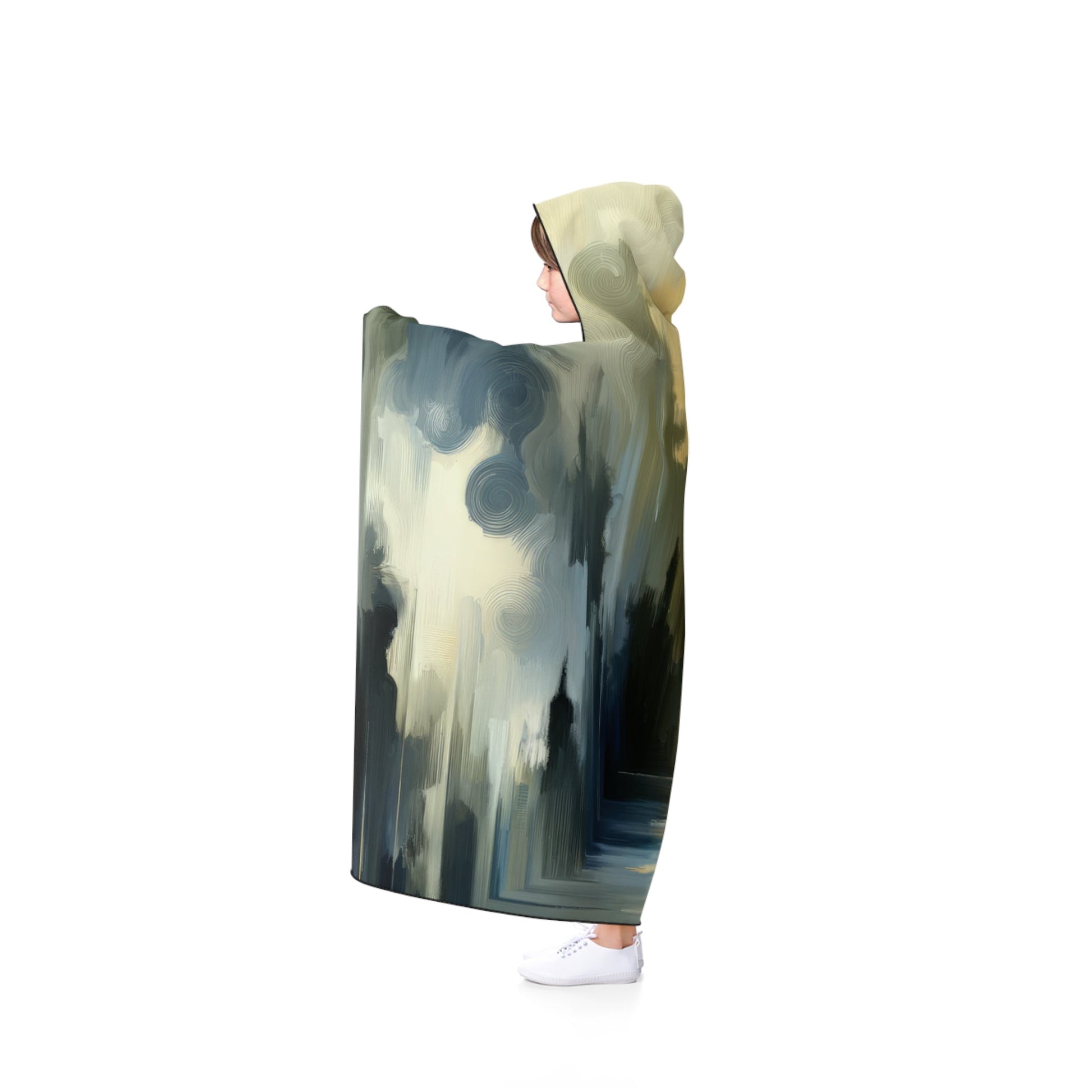 Dawn Dispels Darkness Hooded Blanket - ATUH.ART