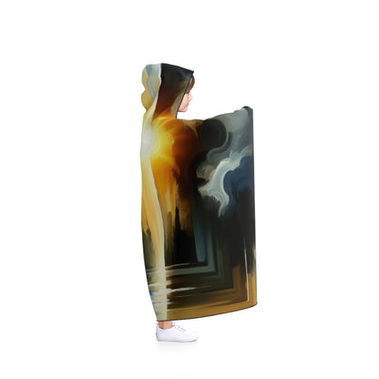 Dawn Dispels Darkness Hooded Blanket - ATUH.ART