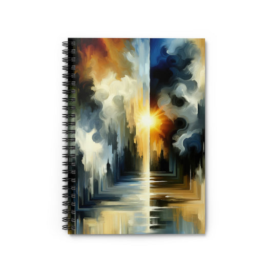 Dawn Dispels Darkness Spiral Notebook - Ruled Line - ATUH.ART