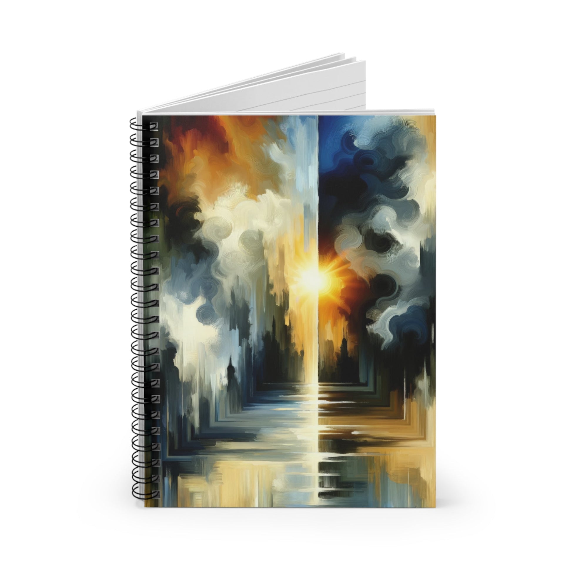 Dawn Dispels Darkness Spiral Notebook - Ruled Line - ATUH.ART