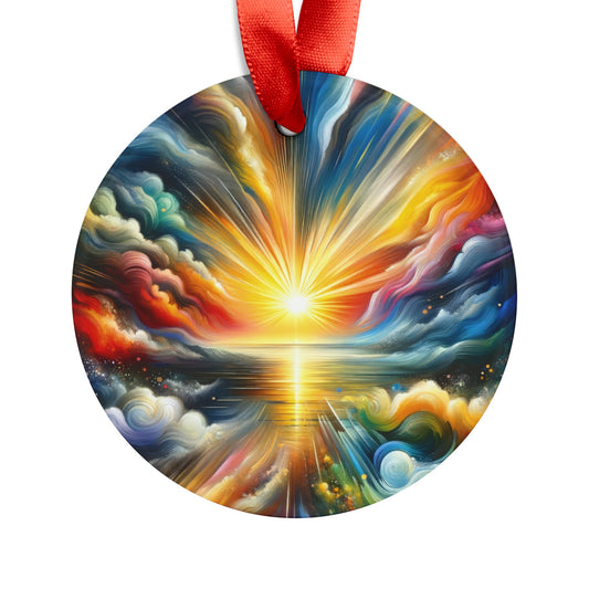 Dawn New Consciousness Acrylic Ornament with Ribbon - ATUH.ART