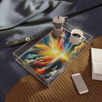 Dawn New Consciousness Acrylic Serving Tray - ATUH.ART