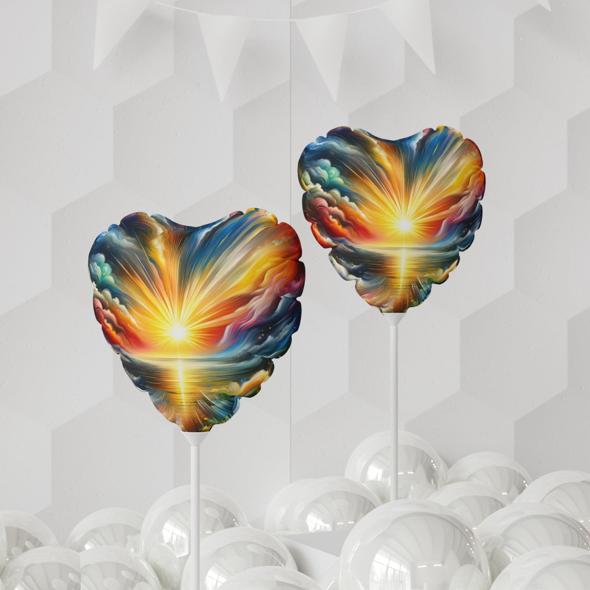 Dawn New Consciousness Balloon (Round and Heart-shaped), 11" - ATUH.ART