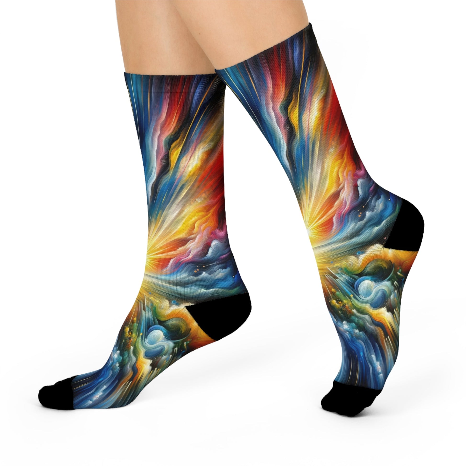 Dawn New Consciousness Cushioned Crew Socks - ATUH.ART