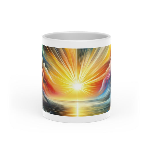 Dawn New Consciousness Heart-Shaped Mug - ATUH.ART