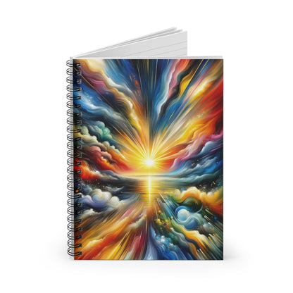 Dawn New Consciousness Spiral Notebook - Ruled Line - ATUH.ART