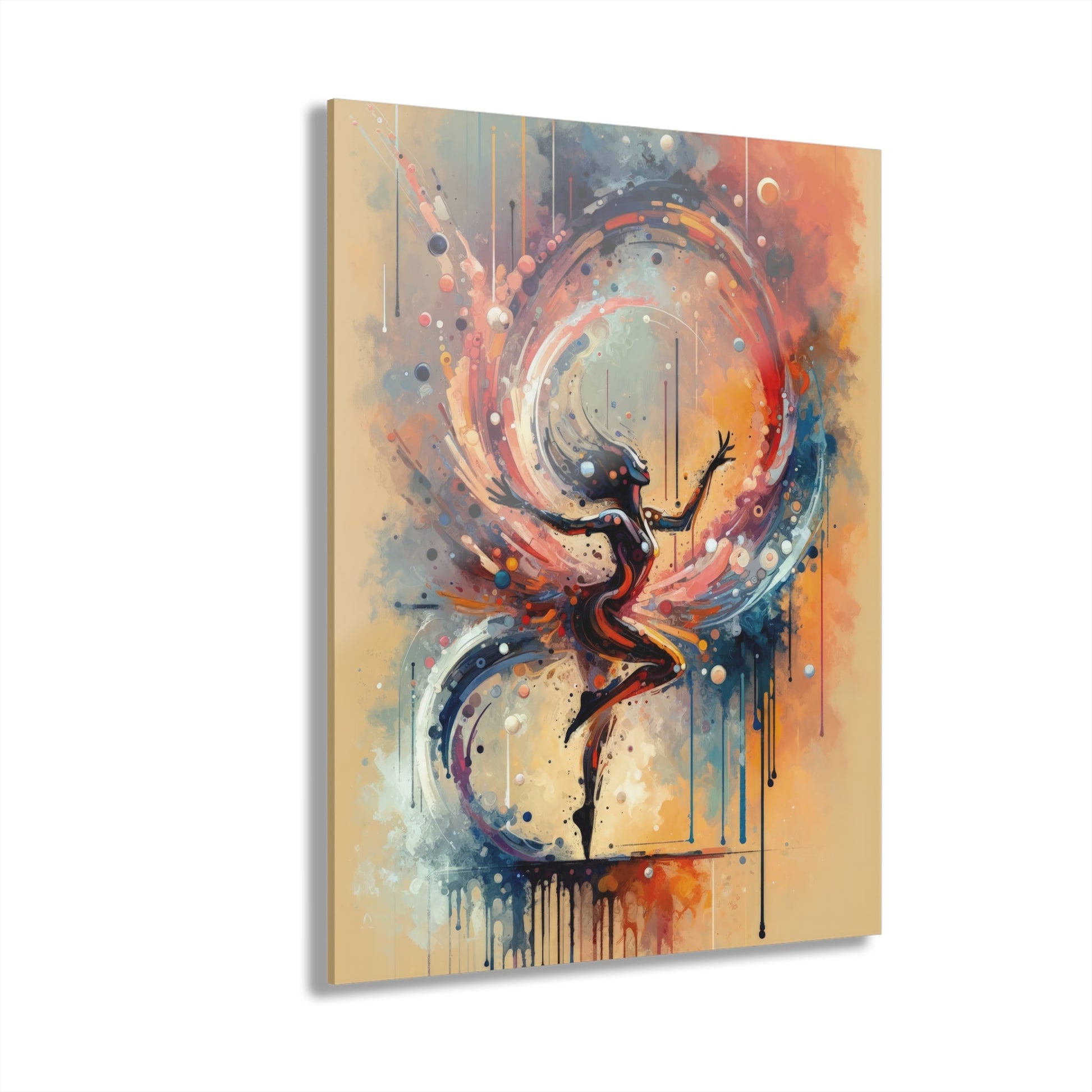 Decision Dance Tachism Acrylic Prints (French Cleat Hanging) - ATUH.ART