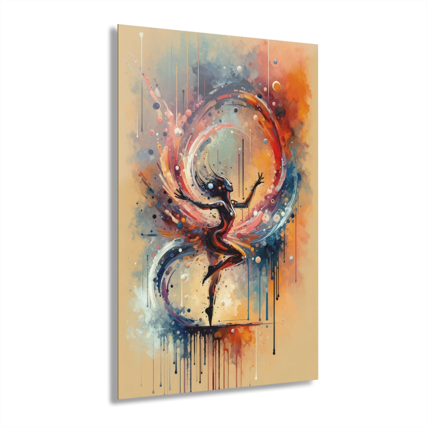 Decision Dance Tachism Acrylic Prints (French Cleat Hanging) - ATUH.ART