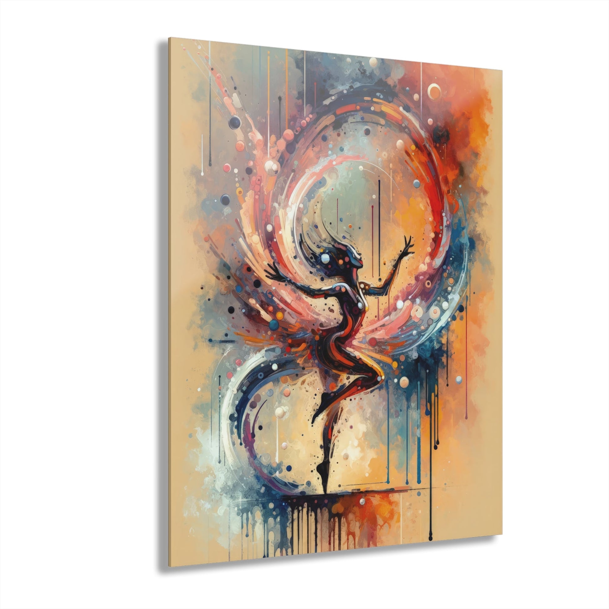 Decision Dance Tachism Acrylic Prints (French Cleat Hanging) - ATUH.ART