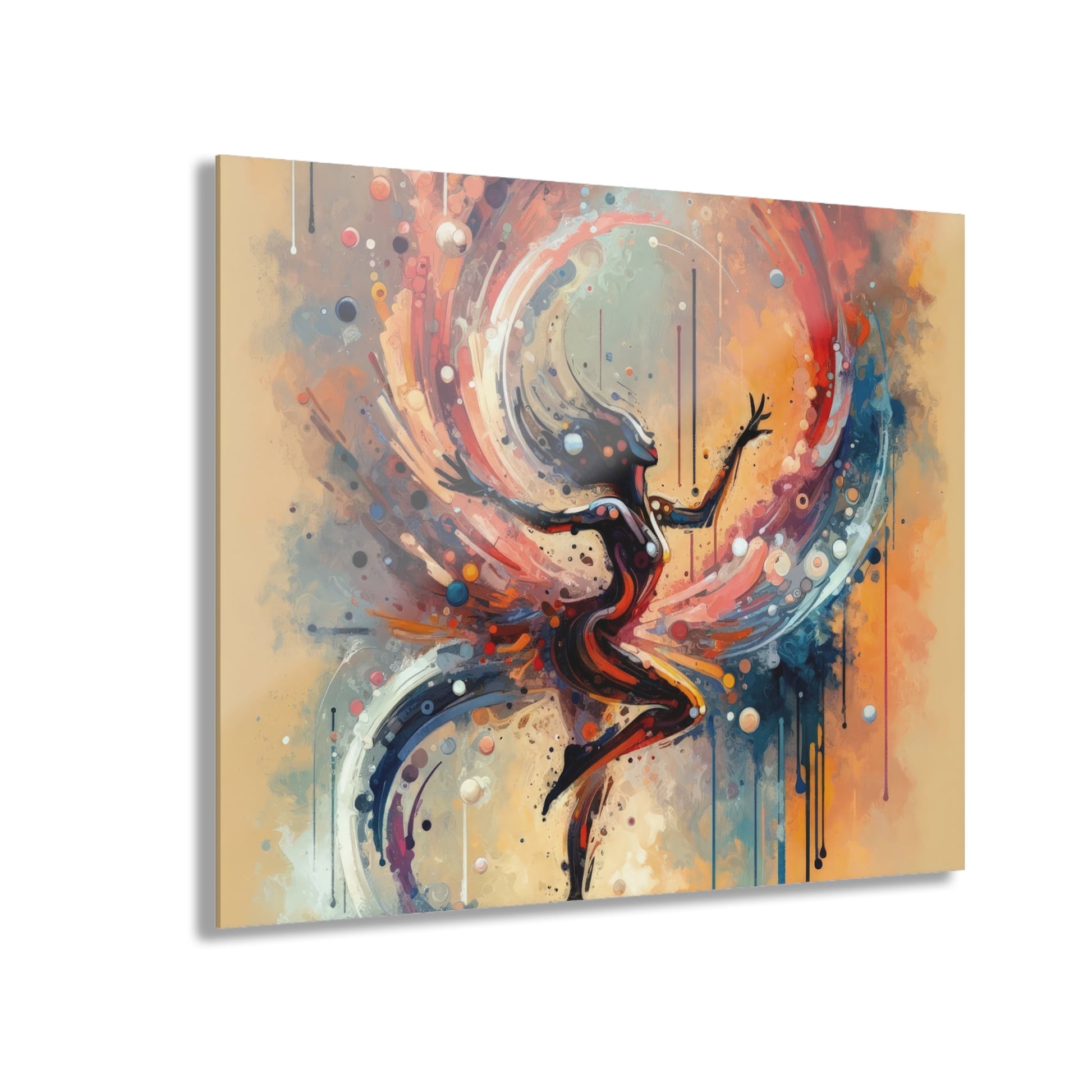 Decision Dance Tachism Acrylic Prints (French Cleat Hanging) - ATUH.ART