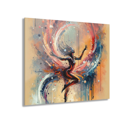Decision Dance Tachism Acrylic Prints (French Cleat Hanging) - ATUH.ART