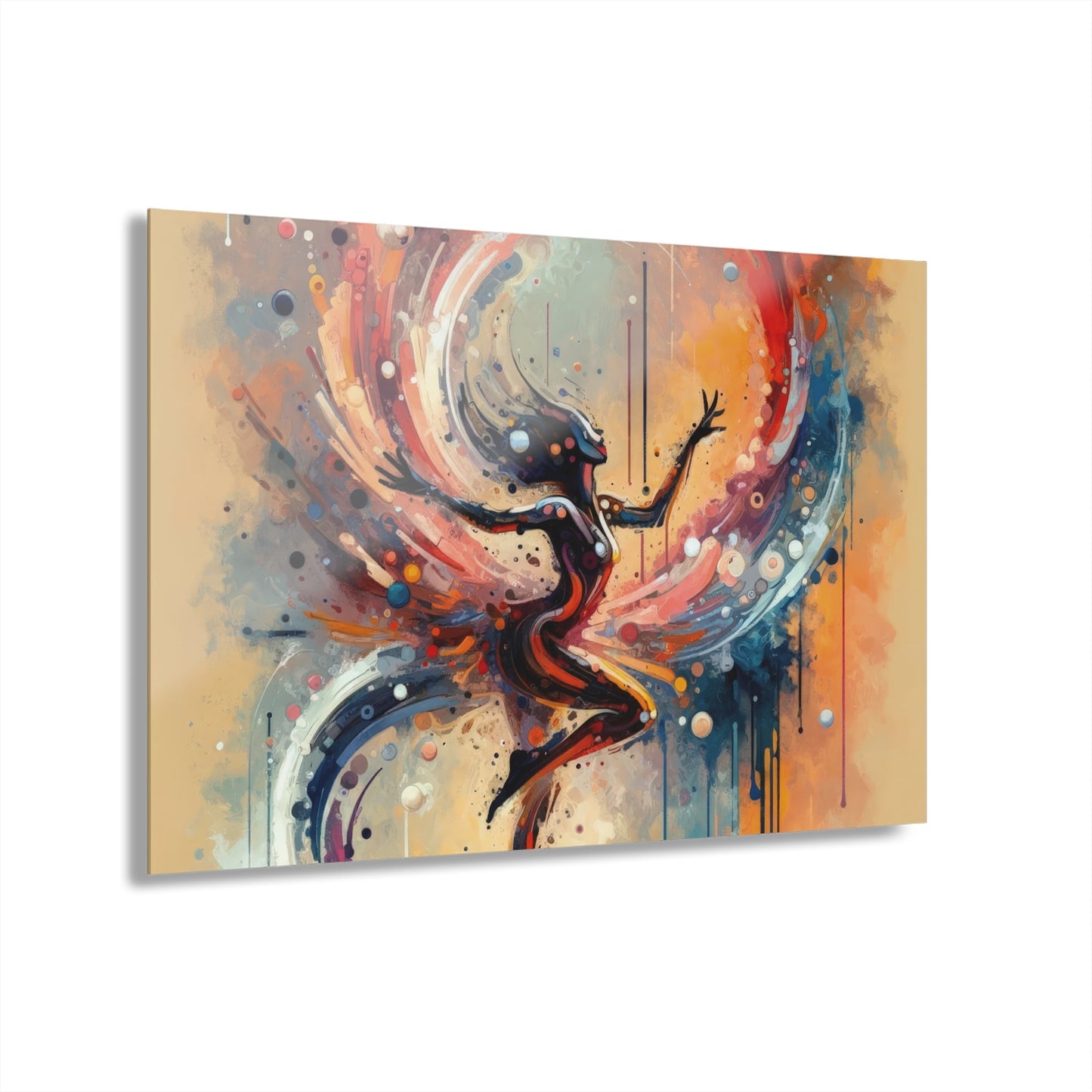 Decision Dance Tachism Acrylic Prints (French Cleat Hanging) - ATUH.ART