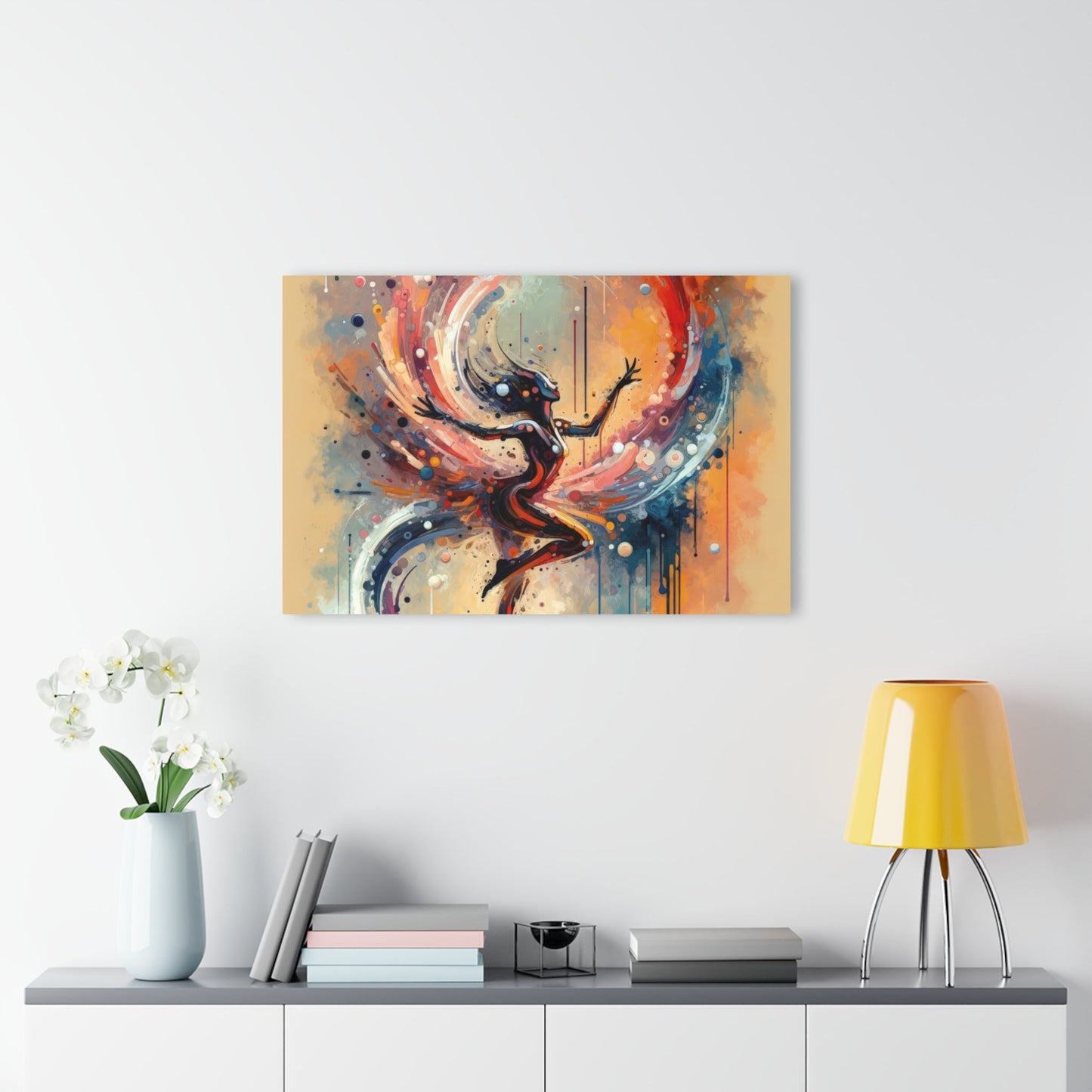 Decision Dance Tachism Acrylic Prints (French Cleat Hanging) - ATUH.ART