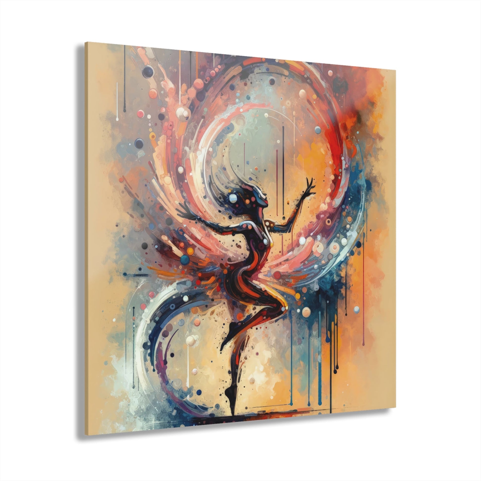 Decision Dance Tachism Acrylic Prints (French Cleat Hanging) - ATUH.ART