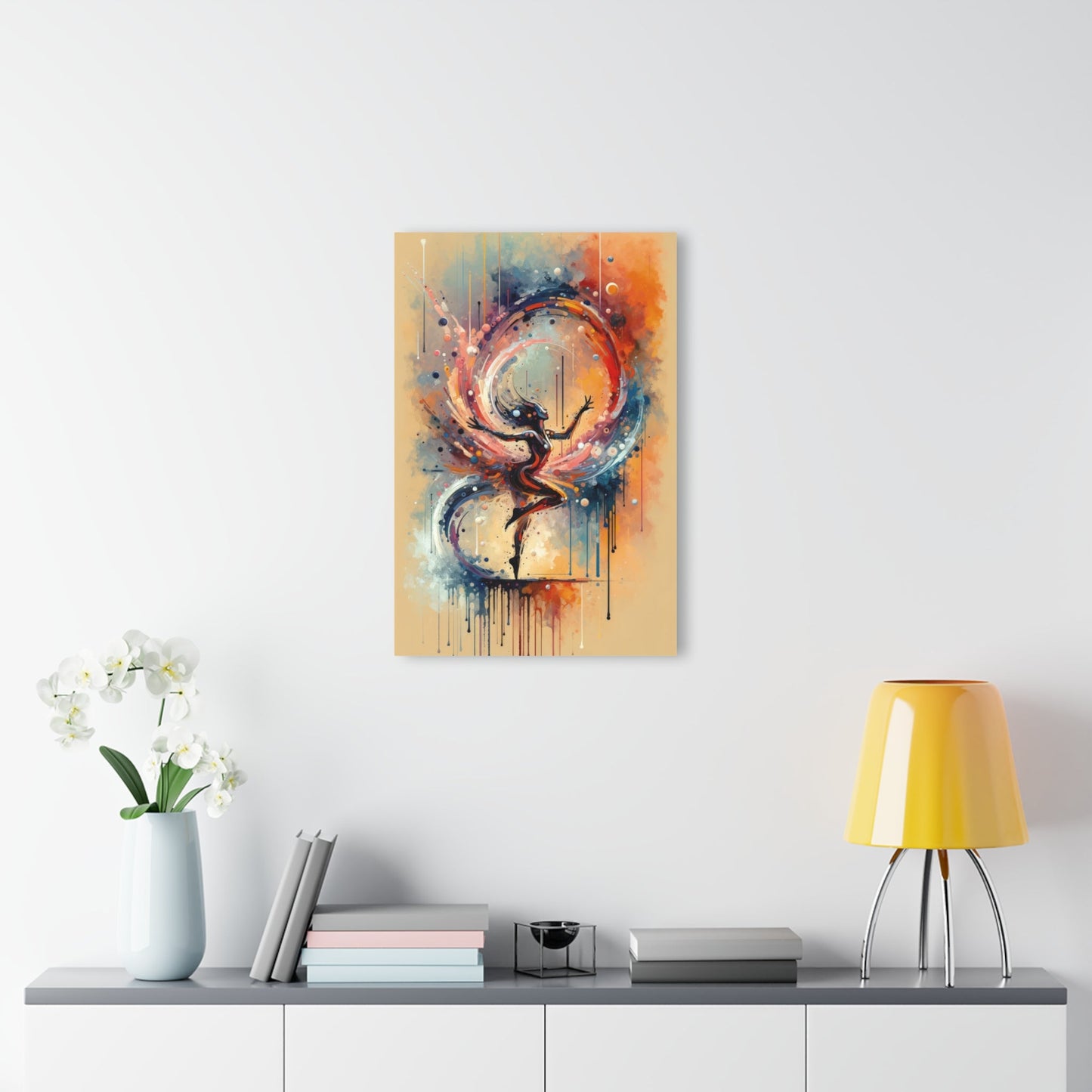 Decision Dance Tachism Acrylic Prints (French Cleat Hanging) - ATUH.ART