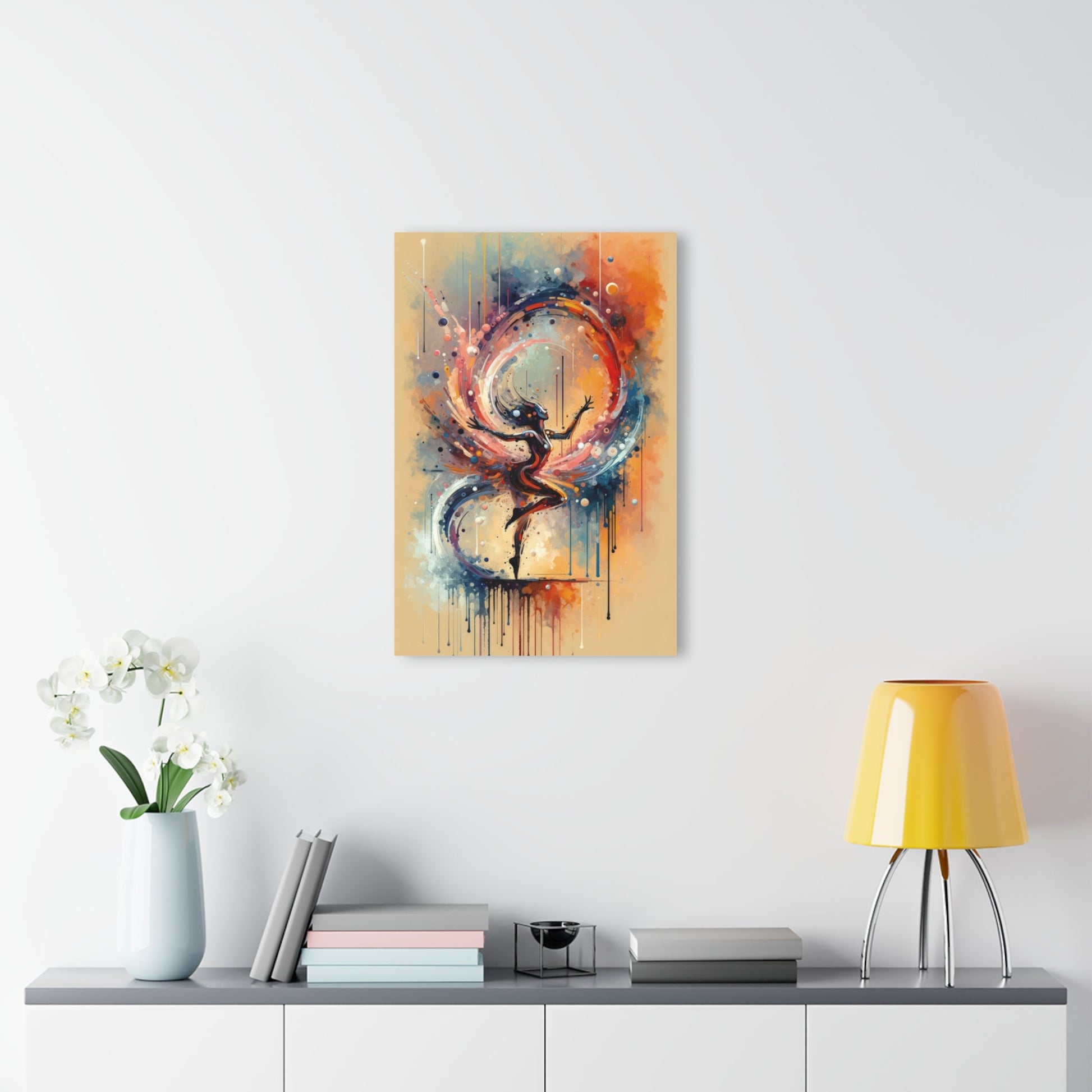 Decision Dance Tachism Acrylic Prints (French Cleat Hanging) - ATUH.ART