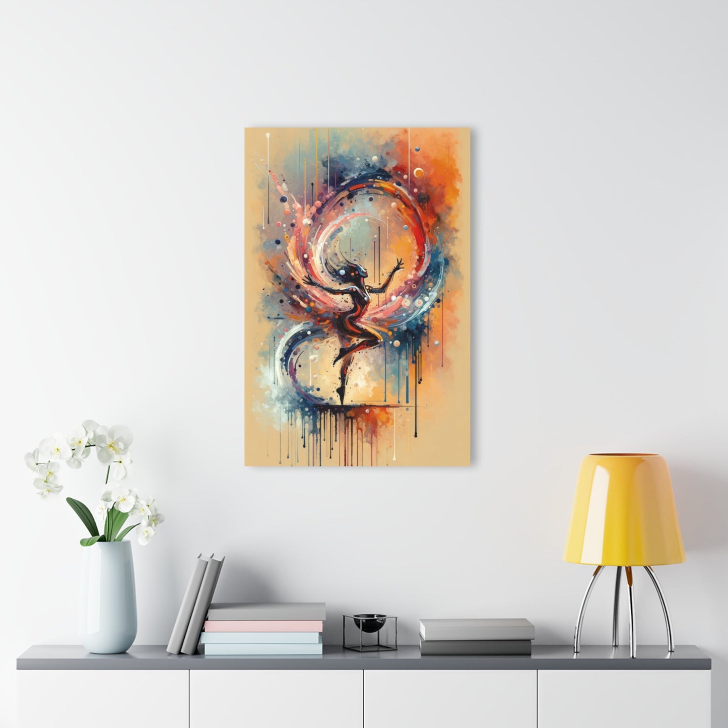 Decision Dance Tachism Acrylic Prints (French Cleat Hanging) - ATUH.ART