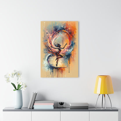 Decision Dance Tachism Acrylic Prints (French Cleat Hanging) - ATUH.ART
