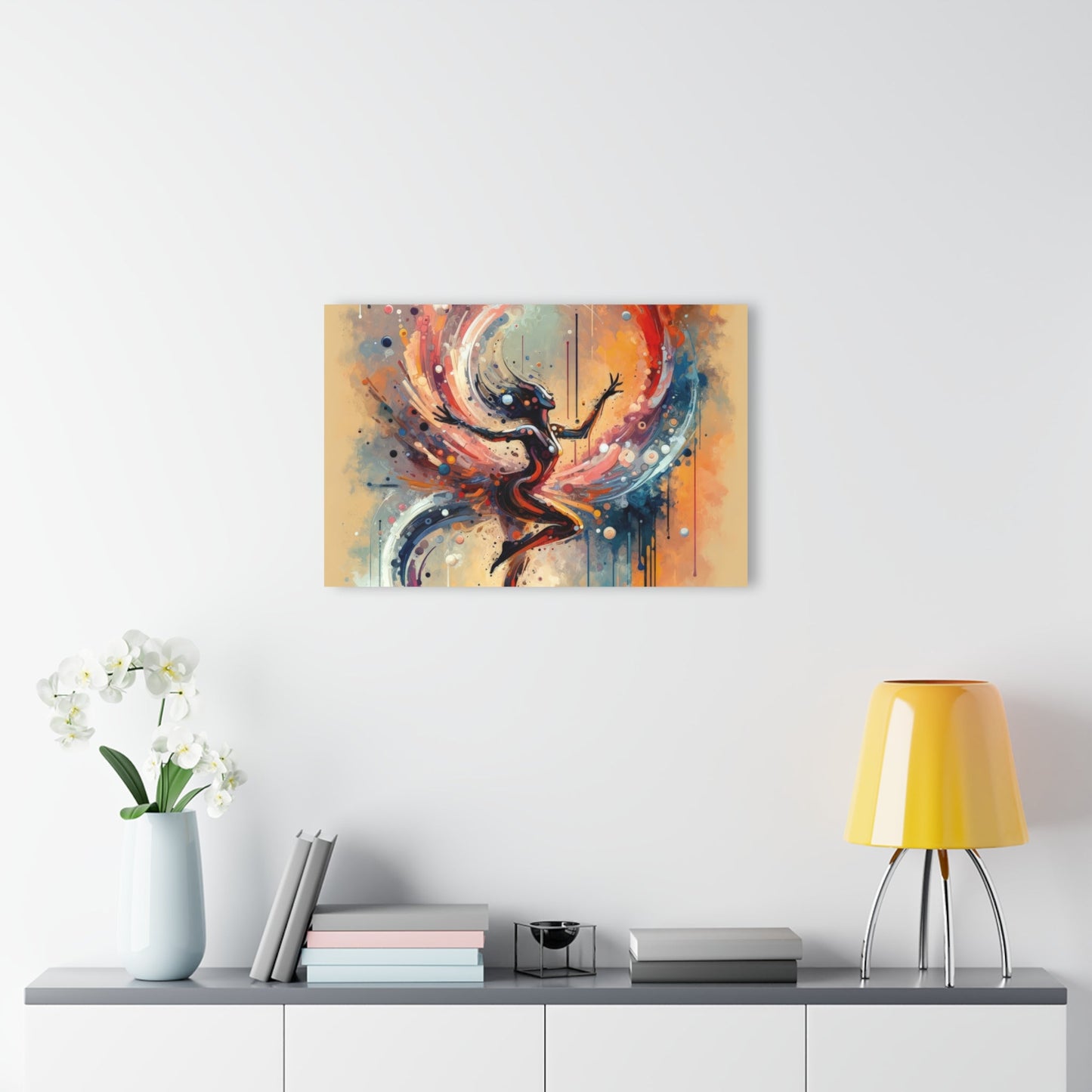 Decision Dance Tachism Acrylic Prints (French Cleat Hanging) - ATUH.ART