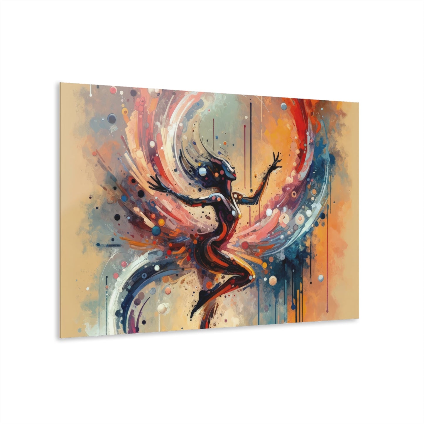 Decision Dance Tachism Acrylic Prints (French Cleat Hanging) - ATUH.ART