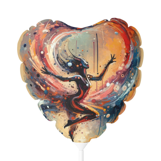 Decision Dance Tachism Balloon (Round and Heart-shaped), 11" - ATUH.ART