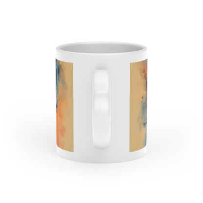 Decision Dance Tachism Heart-Shaped Mug - ATUH.ART