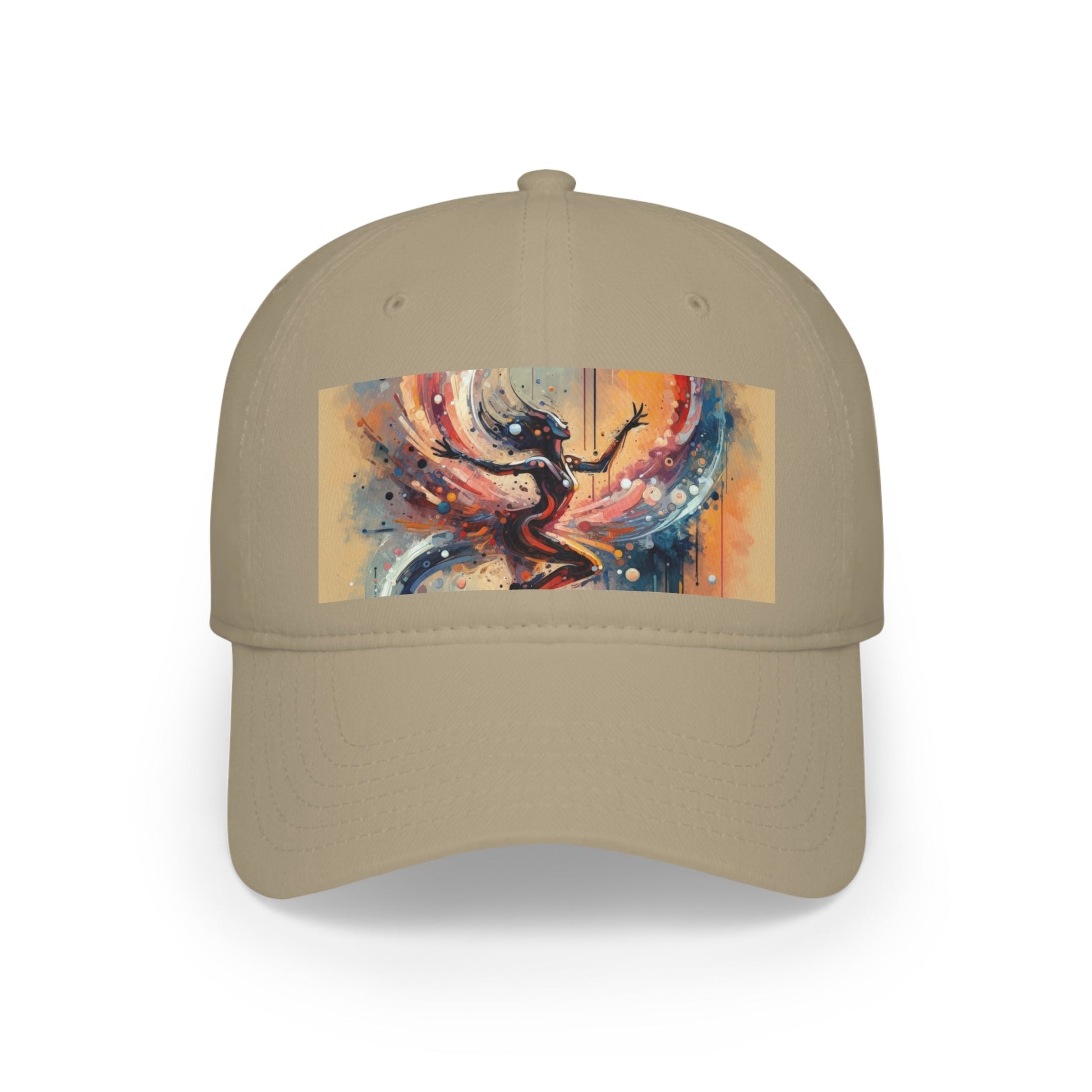 Decision Dance Tachism Low Profile Baseball Cap - ATUH.ART