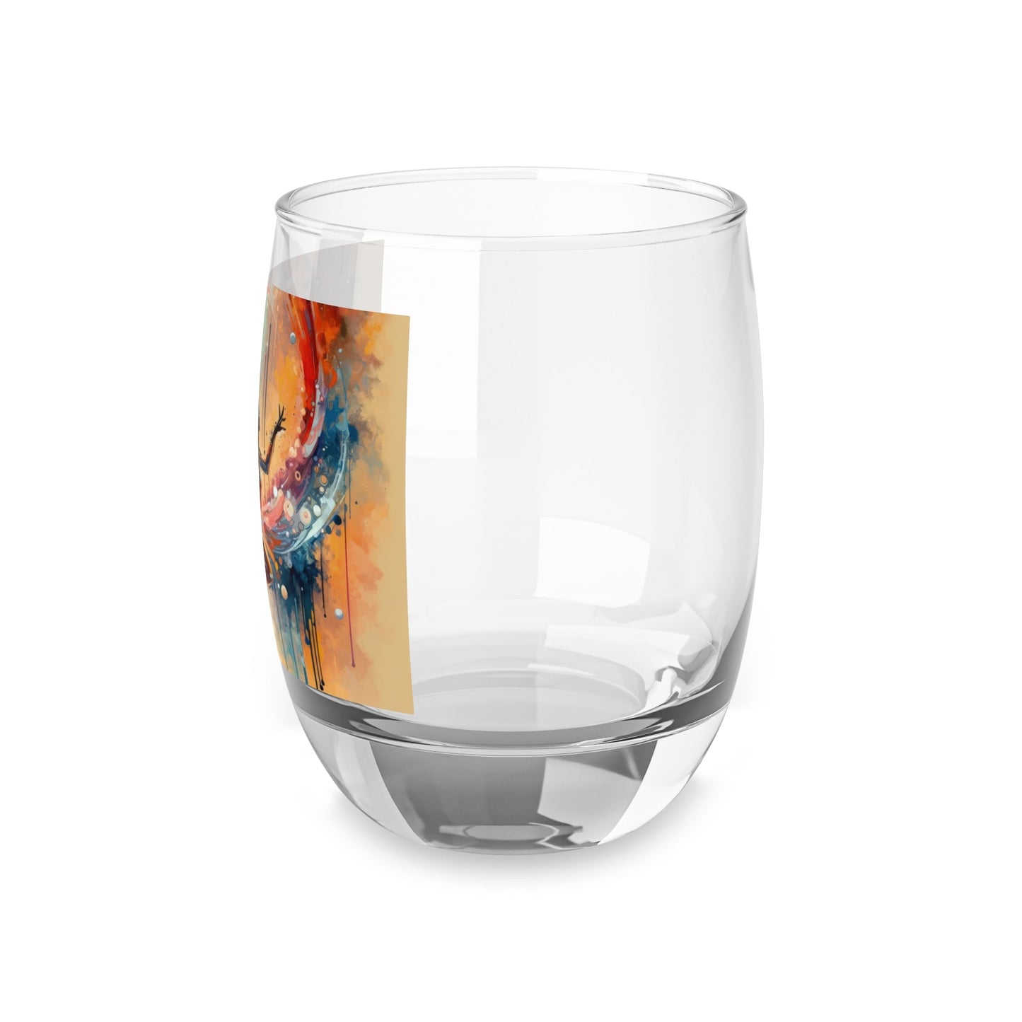 Decision Dance Tachism Whiskey Glass - ATUH.ART