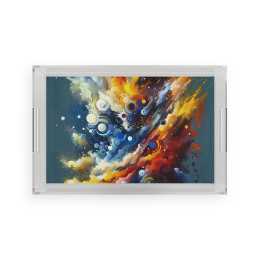 Decisive Mental Action Acrylic Serving Tray - ATUH.ART