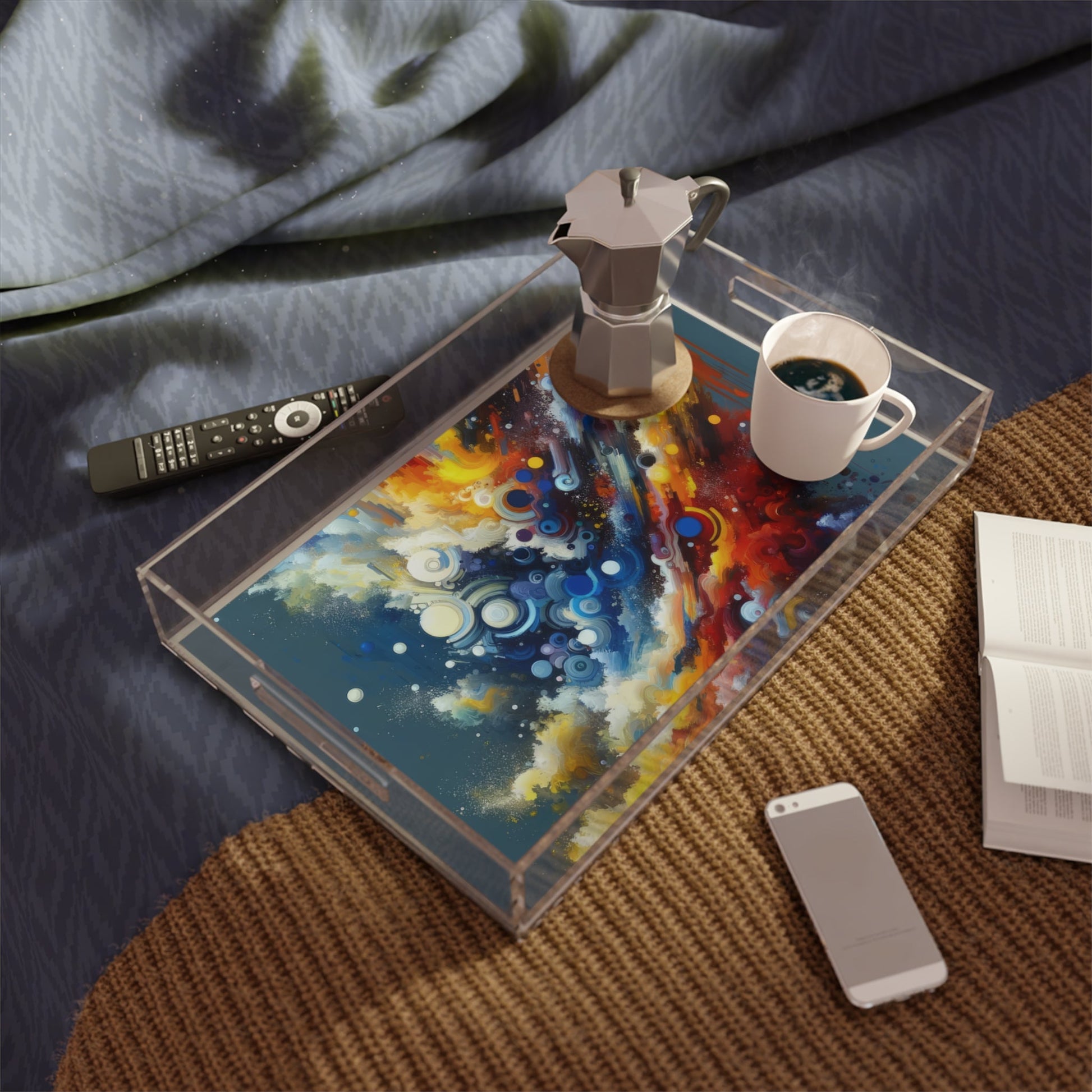Decisive Mental Action Acrylic Serving Tray - ATUH.ART