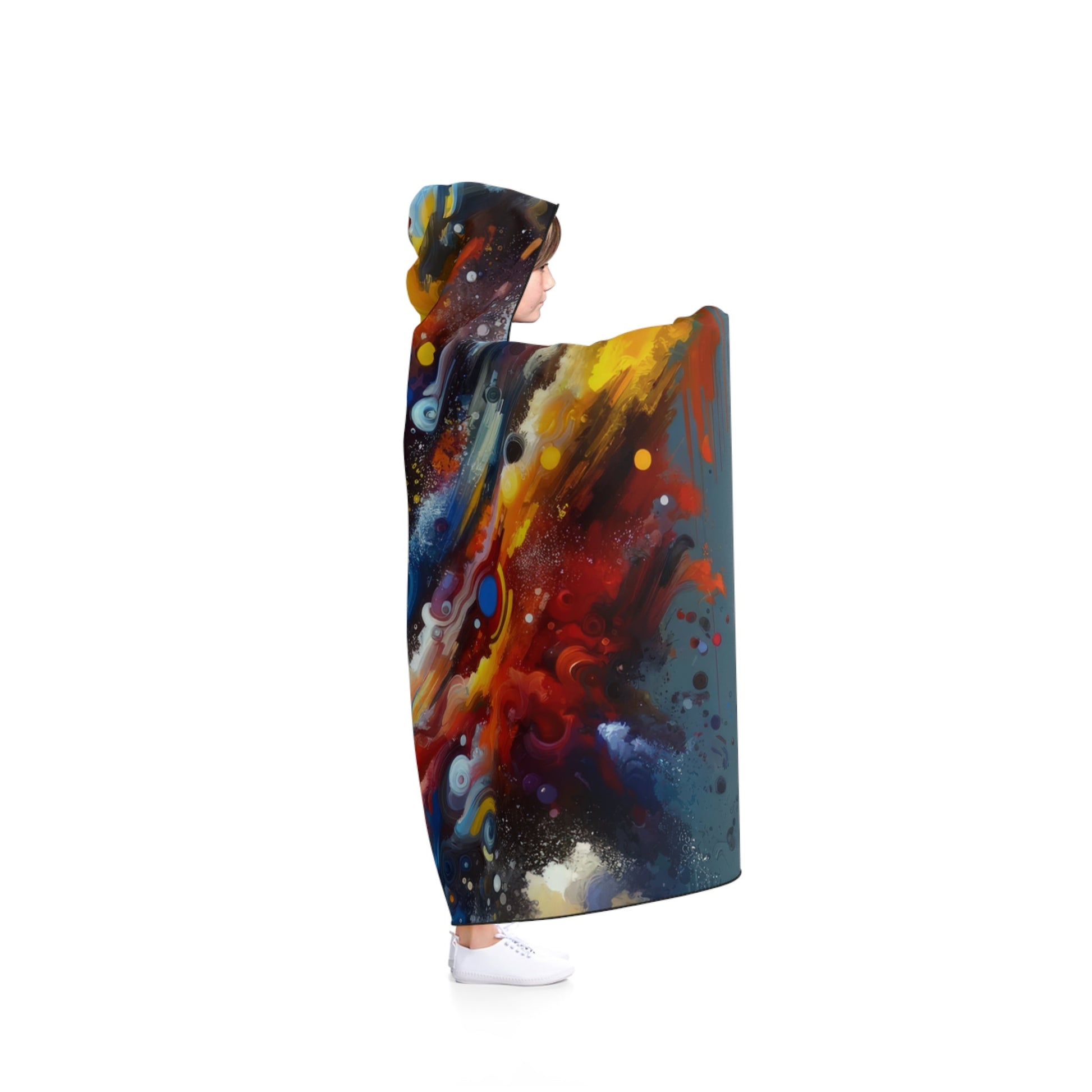 Decisive Mental Action Hooded Blanket - ATUH.ART
