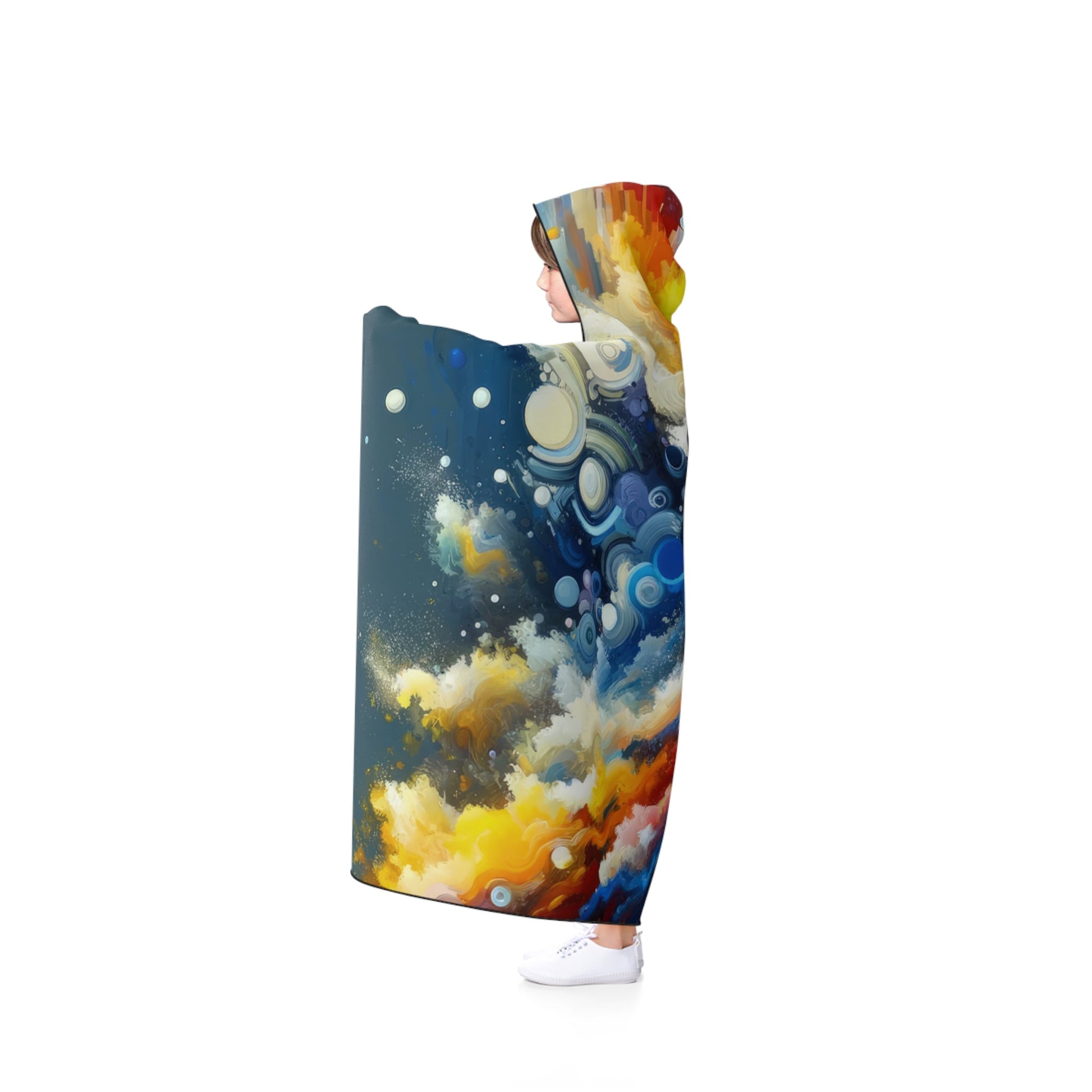 Decisive Mental Action Hooded Blanket - ATUH.ART